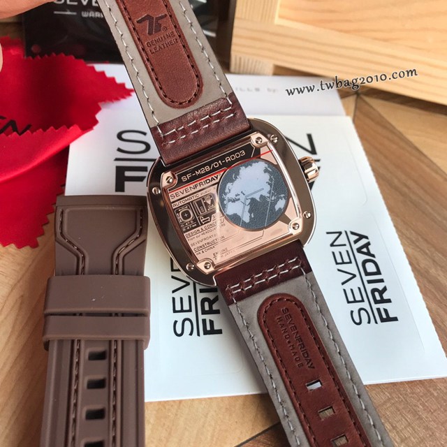 Sevenfriday自動機械男表 型號M2B-1 七個星期五休閒高端男表  gjs2061